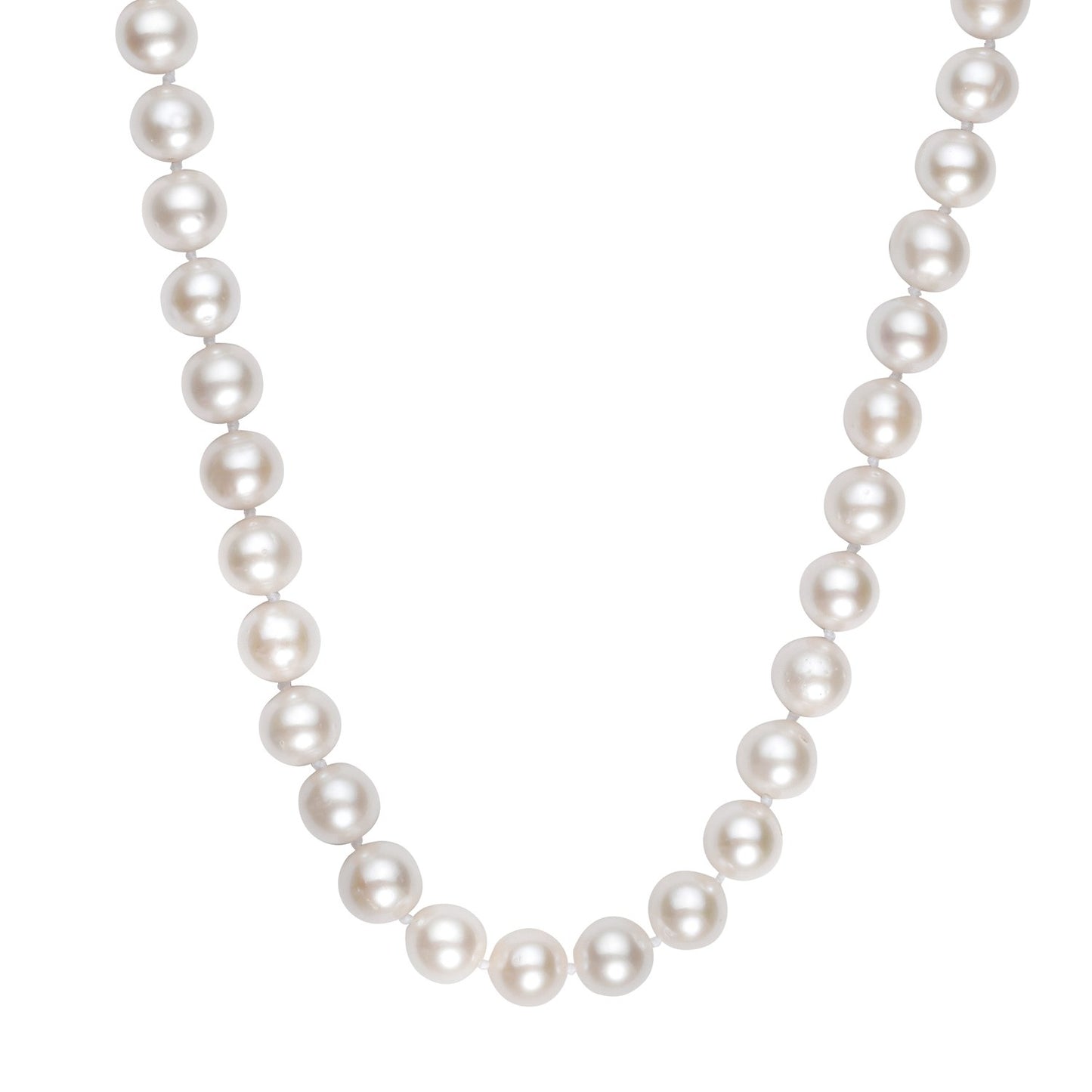Pearl Necklace with 14K Yellow Gold